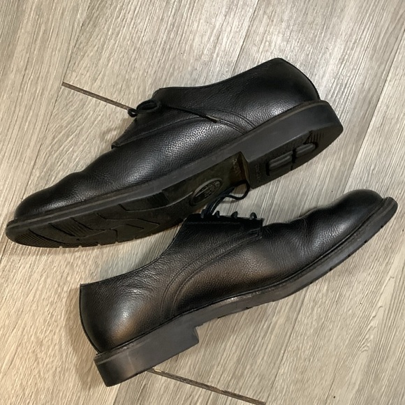 Mephisto Black Pebbled Leather Shock Absorber Lace-Up Oxfords size 11 - Picture 8 of 10